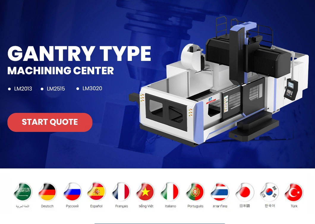 Jtc Tool China Rotary Shaft Tool Change Machining Center Manufacturing 800 Table Travel X mm Turning Machining Center Lm3020 Gantry Type Machining Center