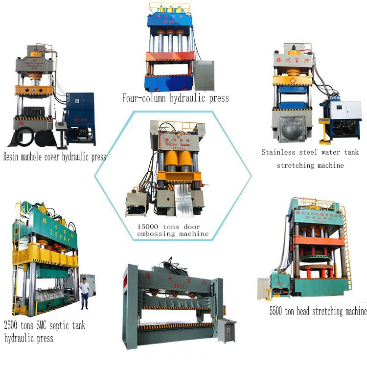 315t/1000 Tons/1200t/1500t/1600t/2000t/2500t/3000t/4500t/5500t/ Iron Plate Stainless Steel Plate Carbon Steel Sealed Can Stretch Forging Forming Hydraulic Press